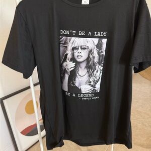 NWOT Black Stevie Nicks Graphic Tee